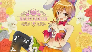 Anime Easter Bunny Girl Wallpaper