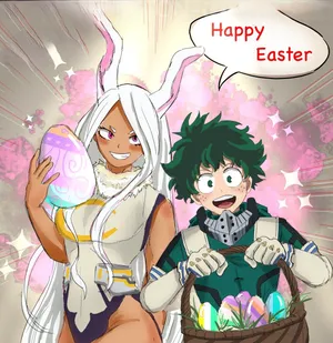 Anime Easter Celebration Wallpaper