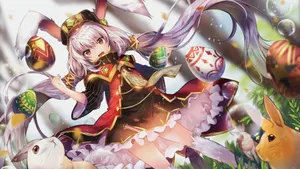 Anime Easter Celebration Wallpaper