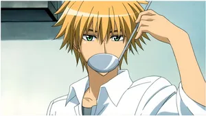 Anime Enthusiast - Takumi Usui In Contemplation. Wallpaper