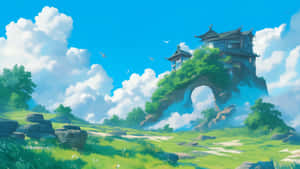Anime Fantasy Landscape Wallpaper