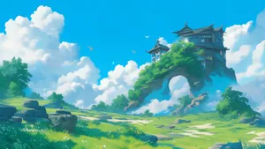 Anime Fantasy Landscape Wallpaper