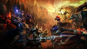 Anime Fight League Of Legends Characters Wallpaper