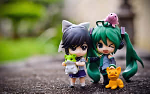 Anime Figure Friends Outdoor Wallpaper