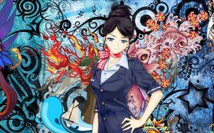 Anime Flight Attendant Wallpaper