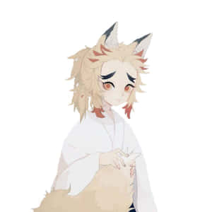 Anime Fox Character Illustration Wallpaper