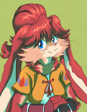 Anime_ Fox_ Character_ Portrait Wallpaper