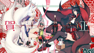 Anime Fox Fantasy Art Wallpaper