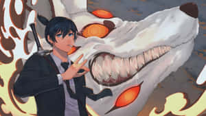 Anime Fox Spirit Encounter Wallpaper