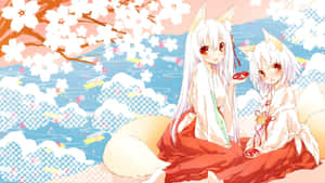 Anime Fox Spirits Wallpaper