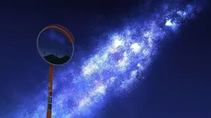 Anime Galaxy Starry Night Wallpaper