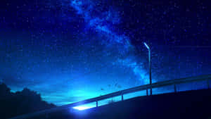 Anime Galaxy Starry Night Wallpaper