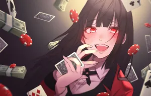 Anime Gambling Excitement.jpg Wallpaper