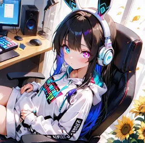 Anime Gamer Girl Pfp Wallpaper
