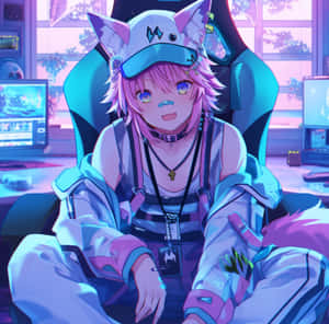 Anime Gamer Girl Pfp Wallpaper