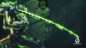 Anime Gaming Green Bladed Assassin Wallpaper