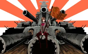 Anime Girl Tank Commander Wallpaper