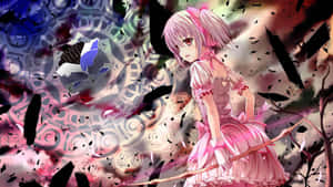 Anime Girlin Magical Realm Wallpaper