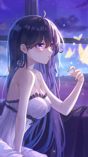 Anime Girls Pfp Nightgown Wallpaper