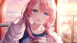 Anime Girls Pfp Pink Hair Wallpaper