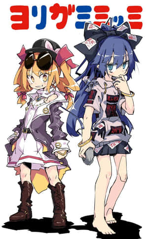 Anime Girlsin Stylized Outfits Wallpaper