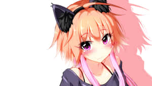 Anime Girlwith Cat Ears Wallpaper