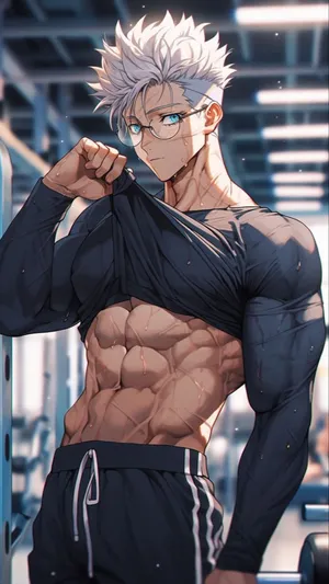 Anime Gym Fitness Motivation Wallpaper