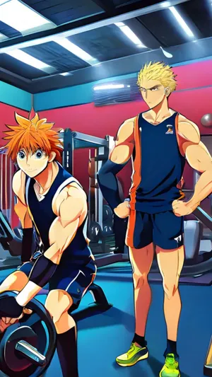 Anime Gym Workout Motivation Wallpaper
