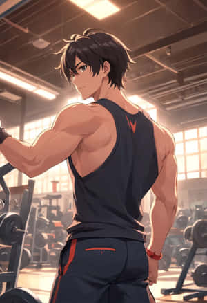 Anime Gym Workout Motivation Wallpaper