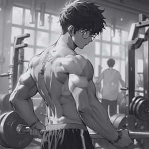 Anime Gym Workout Motivation Wallpaper