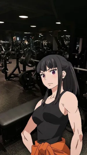 Anime Gym Workout Motivation Wallpaper