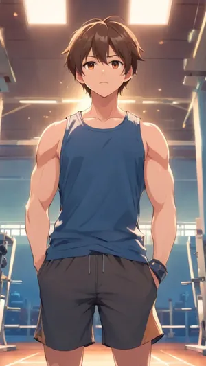 Anime Gym Workout Motivation Wallpaper