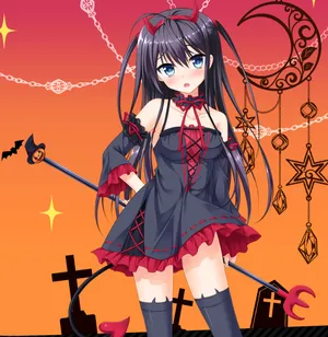 Anime Halloween Witch Aesthetic Wallpaper