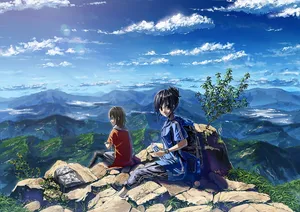 Anime Hiking Wallpaper
