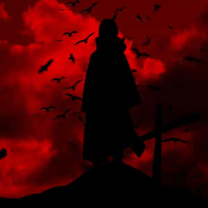 Anime Itachi Live Silhouette Wallpaper