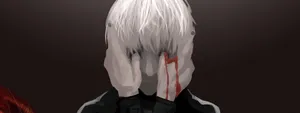 Anime Kaneki Sad Desktop Landscape Wallpaper