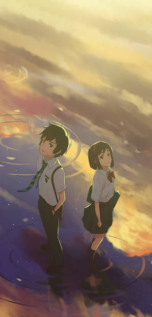 Anime Kimi No Na Wa Phone Wallpaper