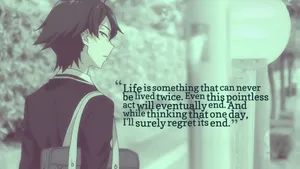 Anime Life Lessons Wallpaper