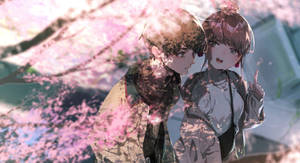 Anime Love Sakura Date Wallpaper