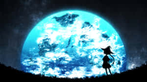 Anime Moonlit Night Wallpaper