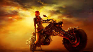 Anime Motorcycle Rider Wallpaper