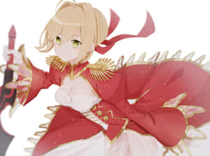 Anime Nero Claudiusin Red Wallpaper