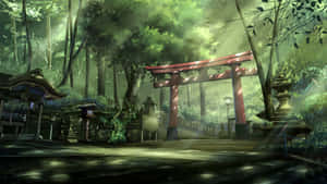 Anime Park Scenery 1920 X 1080 Wallpaper