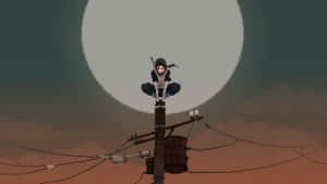 Anime Pixel Art Ninja Wallpaper