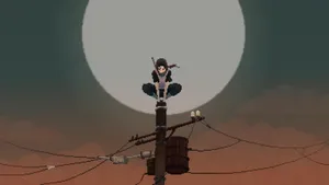 Anime Pixel Art Ninja Wallpaper