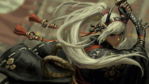 Anime Samurai Illustration Wallpaper