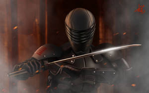 Anime Snake Eyes With Sword Wallpaper