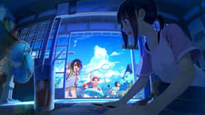 Anime Summer Vibes Wallpaper