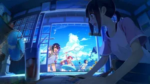 Anime Summer Vibes Wallpaper