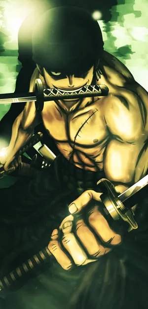 Anime Swordsman Roronoa Zoro Pfp Wallpaper